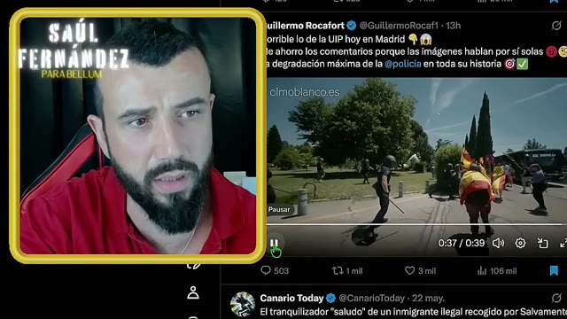 La Policia De Marlaska Ayer Se Quedo A Gusto