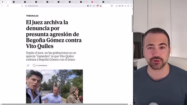 Vito Quiles Humilla Judicialmente A Begona Gomez Y Pablo Iglesias Quiere Meterle En La Carcel